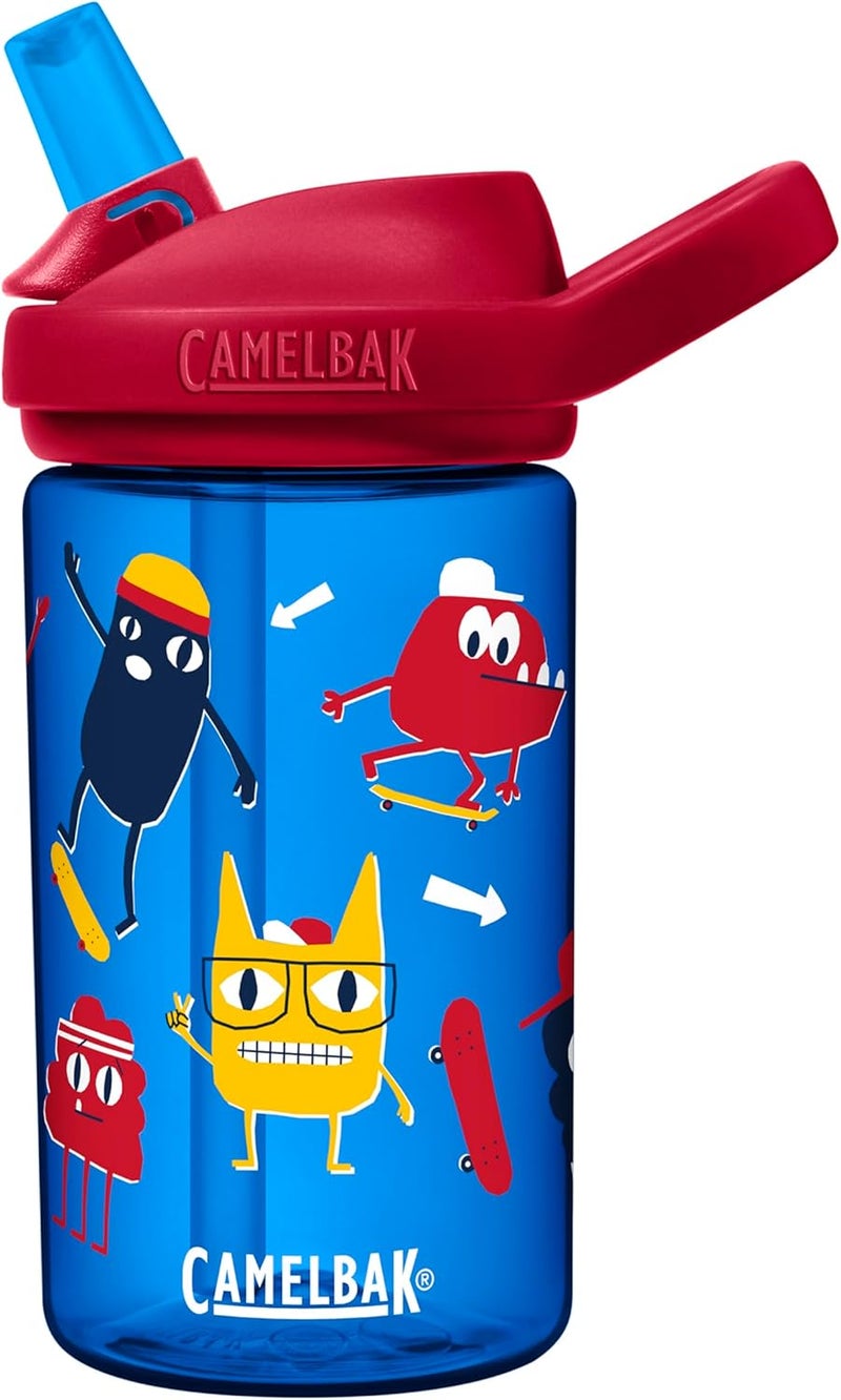 CAMELBAK زجاجة ماء إيدي+ للأطفال مع صمام قشة من تريتان رينو | للأطفال، مع تريتان رينو - Image 1